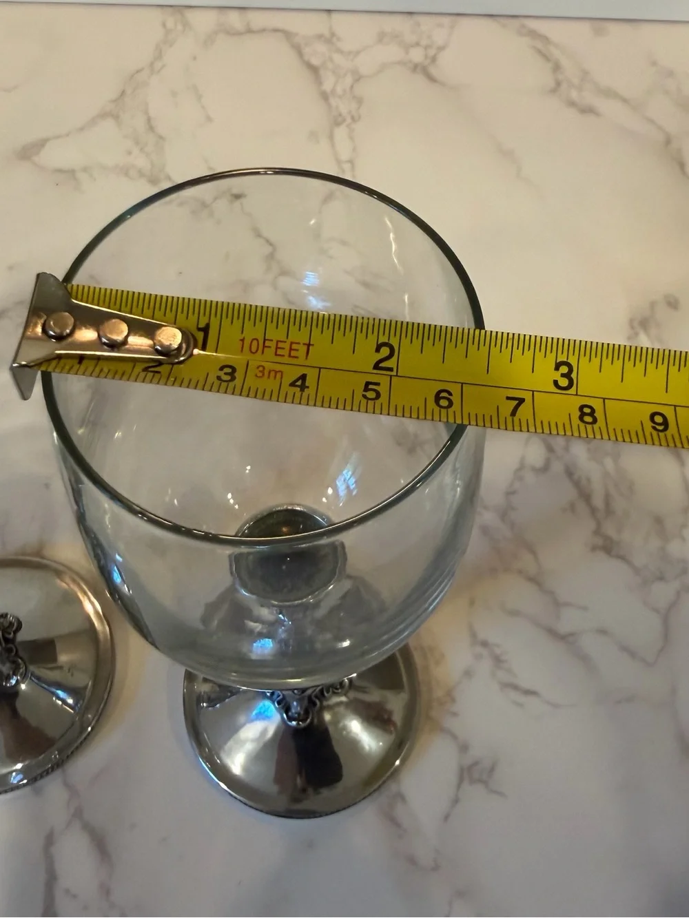 Brighton Celebration wine glasses goblet pair 8oz